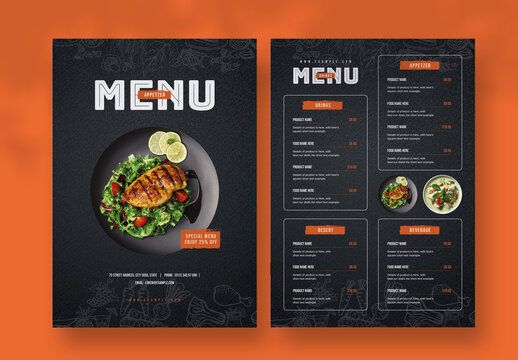 Restaurant Menu Design